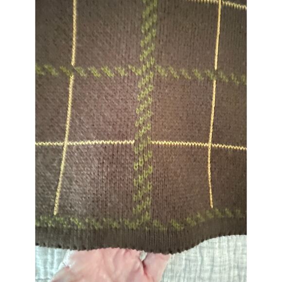 Crystal-Kole - WOMAN M Cardigan - Brown Autumn Embroidery - Thanksgiving - EUC - Picture 8 of 8